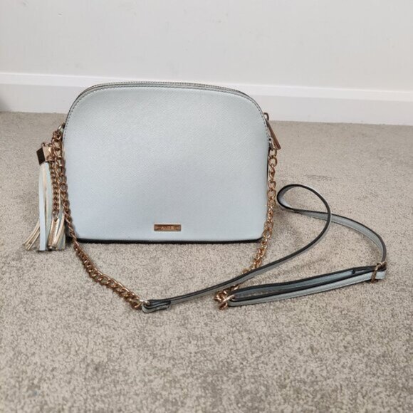 Aldo Womens Crossbody Bag In Baby Blue Color Stylish Casual Minimalist - Picture 1 of 5